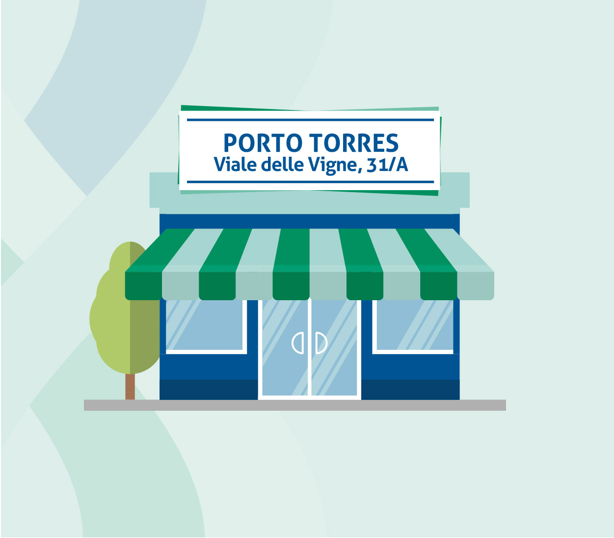 Gaxa Store Porto Torres illustrazione Gaxa store Porto Torres