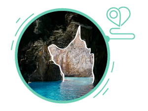 Interno della Grotta Azzurra, Masua