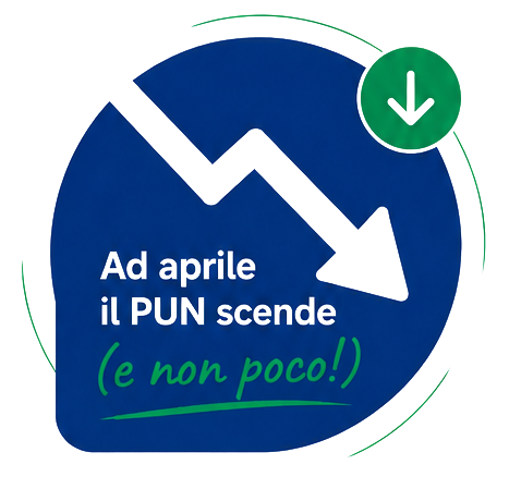 Ad aprile il PUN scende (e non poco!)